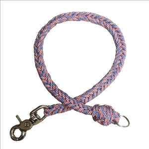 Multicolor Braided Paracord Wallet Chain